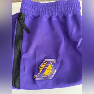 Nike LA Lakers Team Issued Purple Shorts